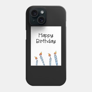 Candles - Happy Birthday Phone Case