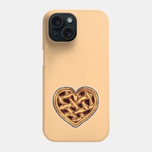 Heart Shaped Cherry Pie Phone Case