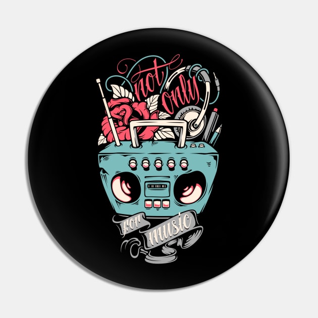 Badass music speaker Pin by Madiaz