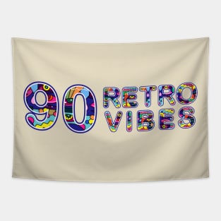 90 retro vibes Tapestry