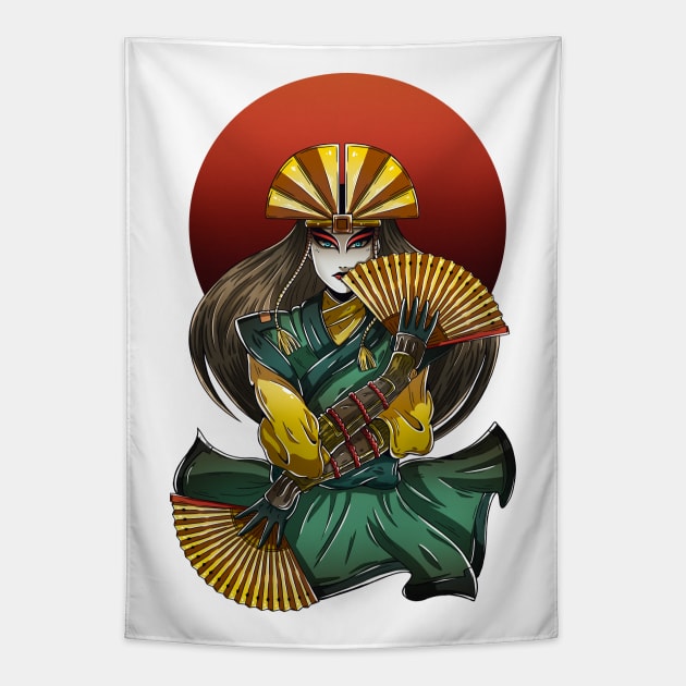 Avatar Kyoshi Tapestry by Chofy87