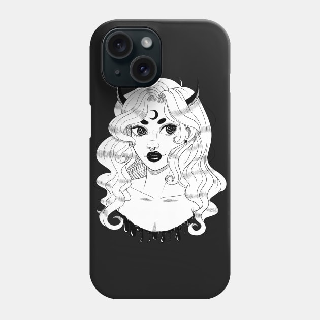 Demon Girl Phone Case by PeppermintKamz