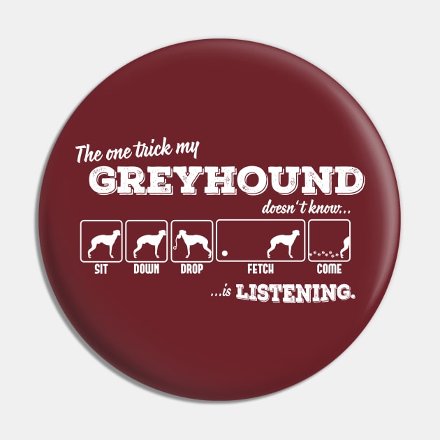 Greyhound Pin by nektarinchen