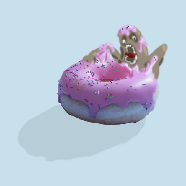 Donut monster by DopamineDumpster