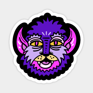 Purple Werewolf Magnet