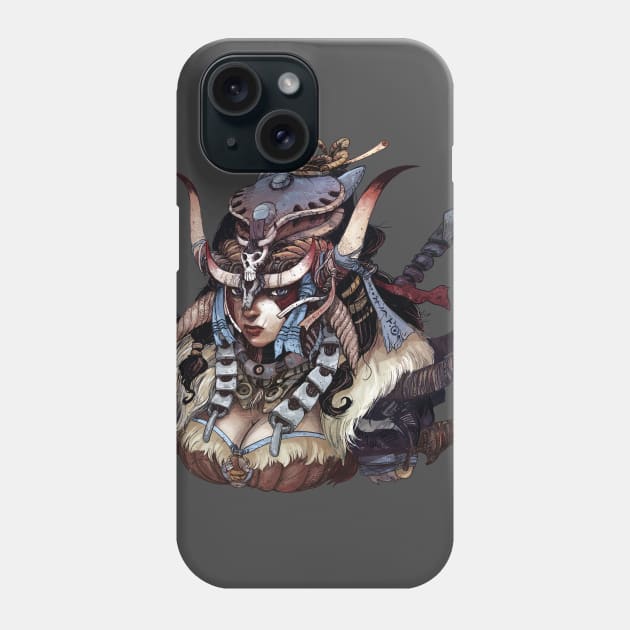 skull clan warrior Phone Case by roman_v61