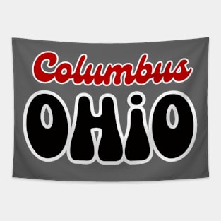 Retro Columbus Ohio Tapestry