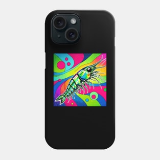 Krill Kaleidoscope Pop Art Tee - Unique Oceanic Life Phone Case