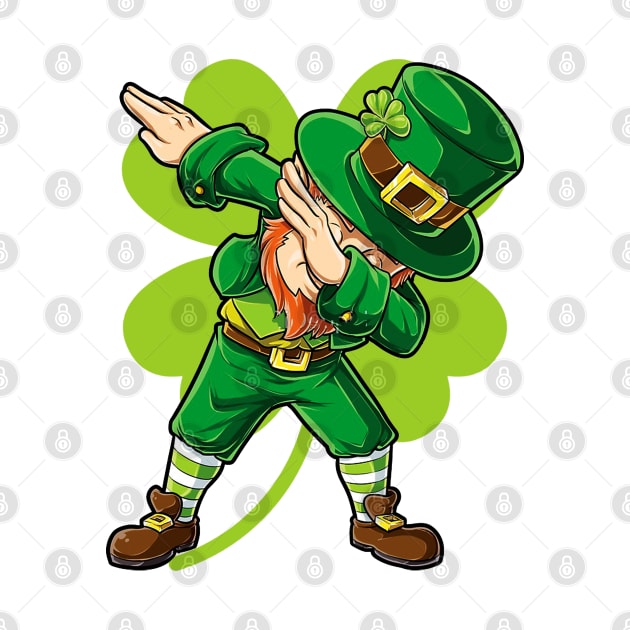 St Patricks Day Dabbing Leprechaun by Otis Patrick