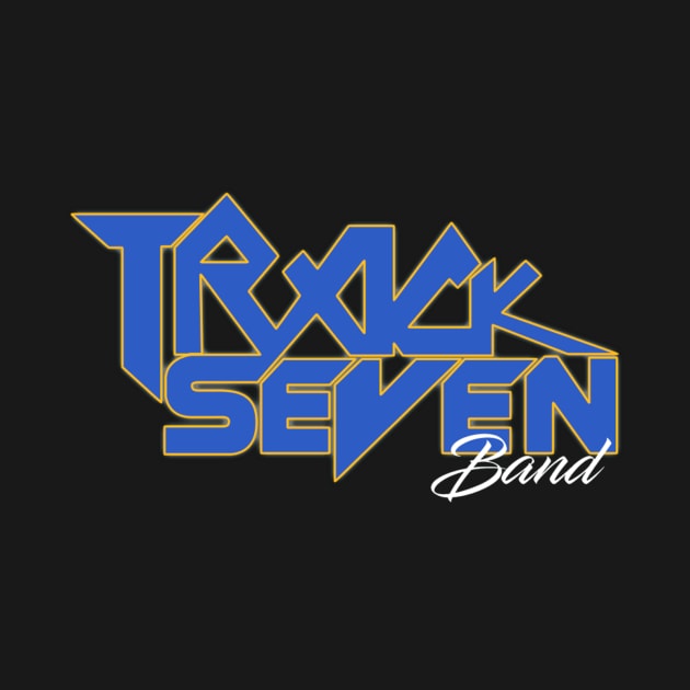 Deep Orange and Blue Track Seven Band Logo by TrackSevenBand