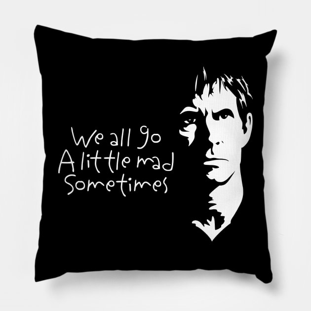 Norman Bates - We all go a little mad… Pillow by Randomart