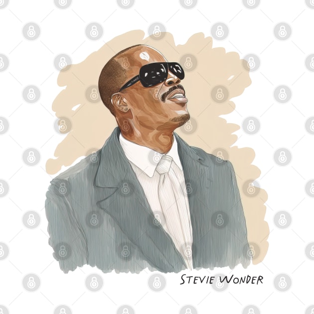 ••  Stevie Wonder Fan Art  •• by unknown_pleasures