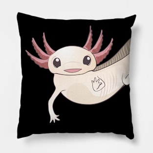 Friendly Axolotl Pillow