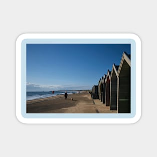 Spring morning near the Beach Huts Magnet