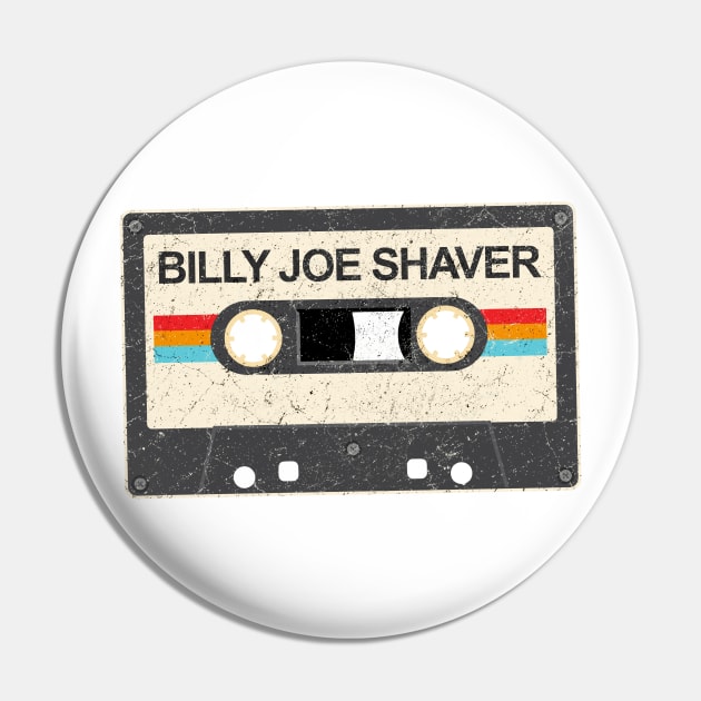 kurniamarga vintage cassette tape Billy Joe Shaver Pin by kurniamarga.artisticcolorful