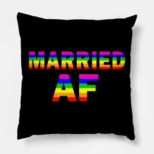 Gay Pride Married Af Marriage Equality Lgbt Pillow