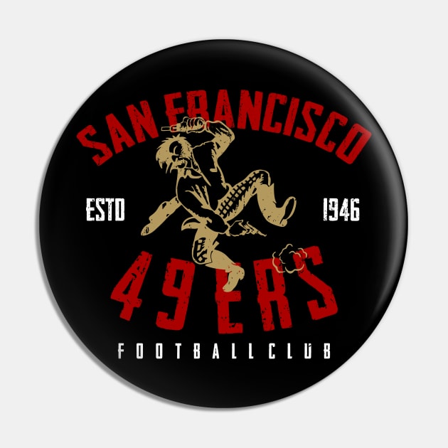 Retro San Francisco 49ers Pin by rajem