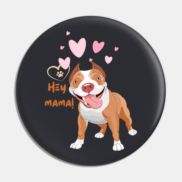 Pitbull dog lover Pin by Kikapu creations