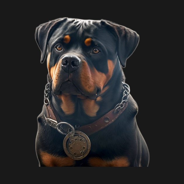 Rottweiler Steampunk Ai generated - Rottweiler Steampunk Ai - Tapestry ...