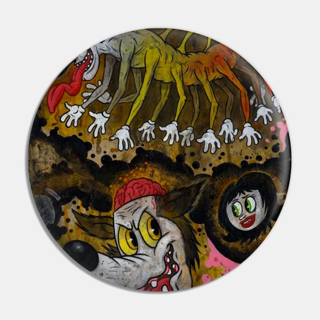 Centipede Terrors Pin by AtomicMadhouse