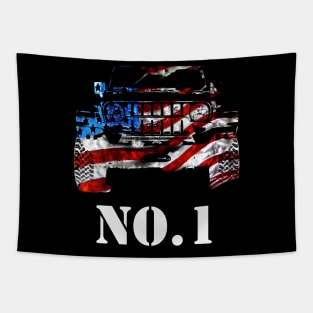 4x4 jeep shirt Tapestry