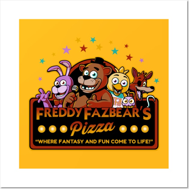 Five Nights at Freddys 4 - Mini Freddy - Pixel art Poster for