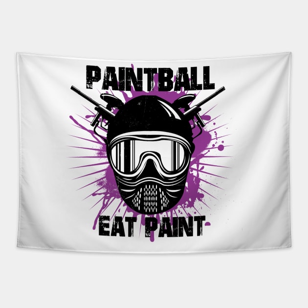 Paintball - Eat Paint Tapestry by shirtonaut