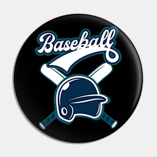 Retro Baseball Logo Pin