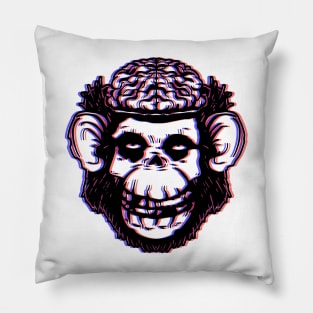 The MONKEY BRAINS INK MONKEYFITS shirt! Monkeyfits for all! Pillow