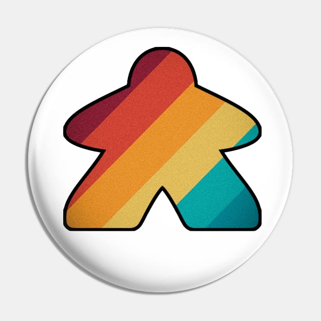 Colored Meeple Pin by SkyBoardGamingStore