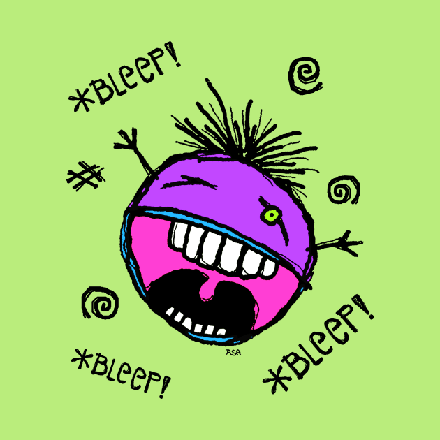 *BLEEP! *BLEEP! *BLEEP!* Monster Grape by RawSunArt