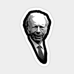 lieberman black and white Magnet