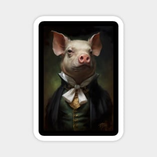 Pig Prince Classic Portrait Magnet