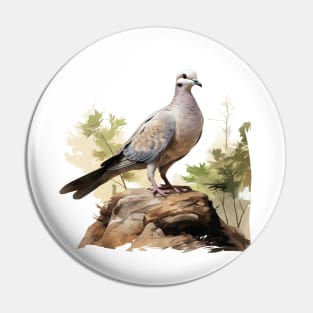 Collared Dove Pin