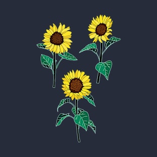 Sunny Sunflowers T-Shirt