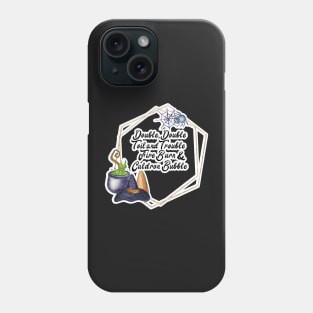 Double Double Toil and Trouble Halloween Phone Case