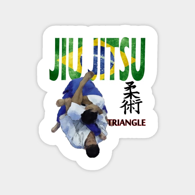 Jiu Jitsu - Triangle Magnet by Bohica93