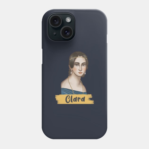 Clara Schumann Phone Case by KatiaMart