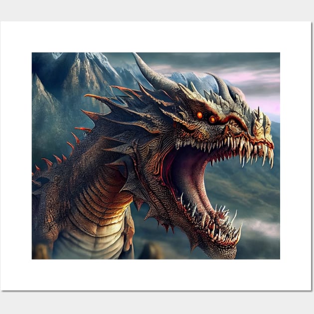 Art Poster Fanstasy dragon eye I