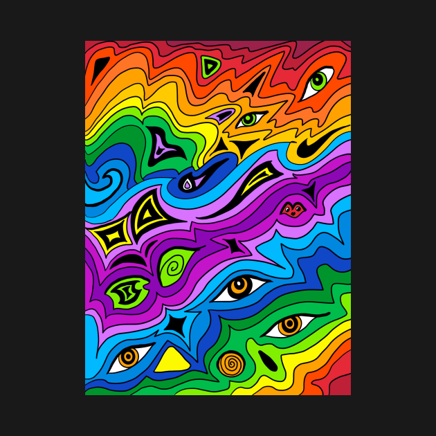 Rainbow Eyes by Carrie K—O