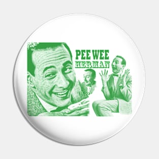 pee wee herman - greensolid style Pin