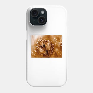 Bouquet in Sepia Phone Case