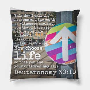 Deuteronomy 30:19 Pillow