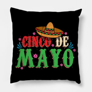 Cinco De Mayo Mexican Fiesta Pillow