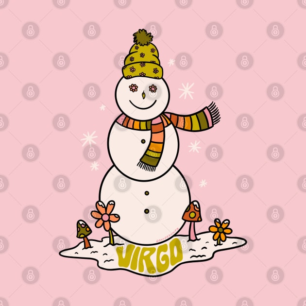 Virgo Snowman by Doodle by Meg