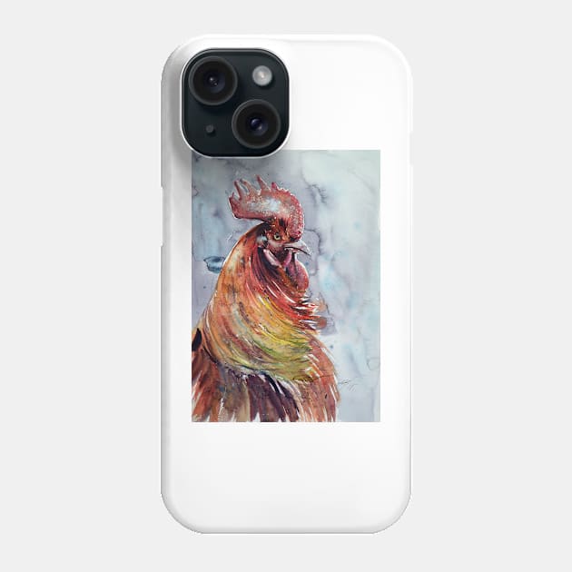 Rooster Phone Case by kovacsannabrigi