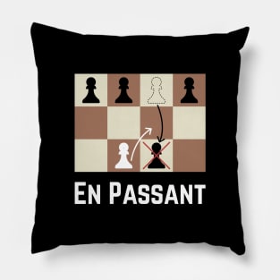 En Passant Chess Move Pillow