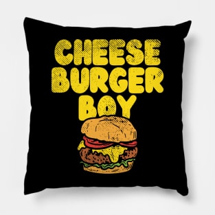 Cheese Burger Boy Pillow