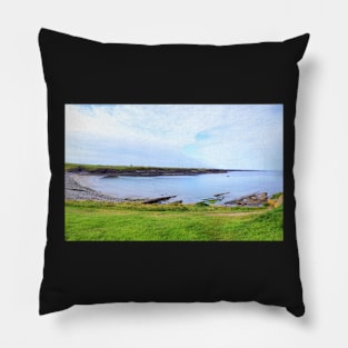 White Strand Beach - Clare, Ireland Pillow