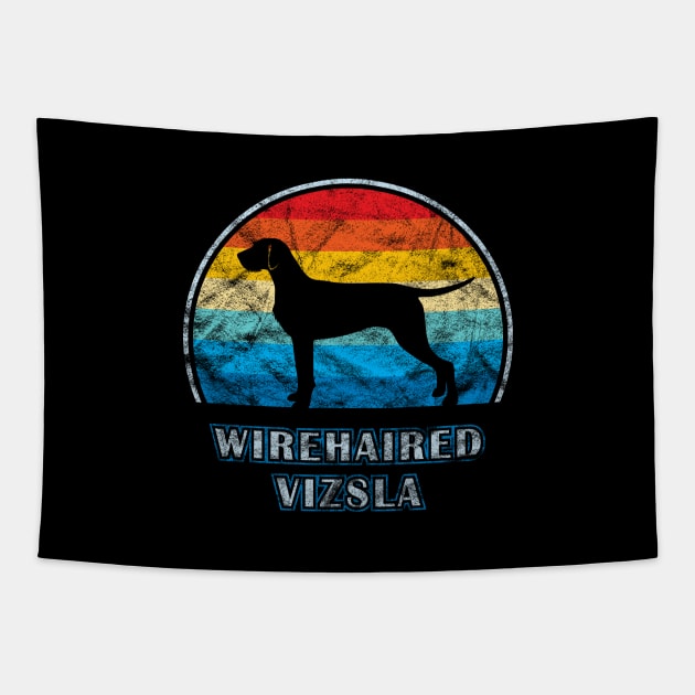 Wirehaired Vizsla Vintage Design Dog Tapestry by millersye